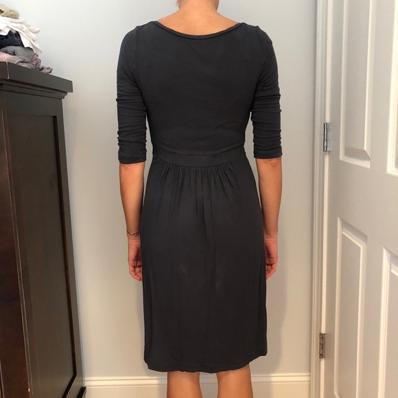 J. Crew Cotton Long Sleeve Jersey Dress | Sz XS - Picture 2 of 5